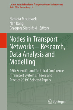 Couverture de l’ouvrage Nodes in Transport Networks – Research, Data Analysis and Modelling