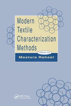 Couverture de l’ouvrage Modern Textile Characterization Methods