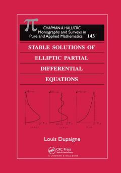 Couverture de l’ouvrage Stable Solutions of Elliptic Partial Differential Equations