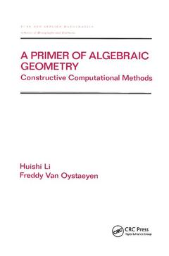 Couverture de l’ouvrage A Primer of Algebraic Geometry