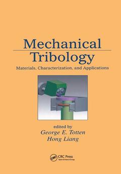 Couverture de l’ouvrage Mechanical Tribology