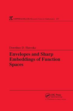Couverture de l’ouvrage Envelopes and Sharp Embeddings of Function Spaces