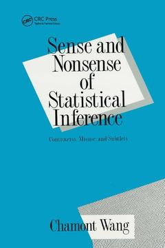 Cover of the book Sense and Nonsense of Statistical Inference