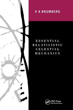 Cover of the book Essential Relativistic Celestial Mechanics