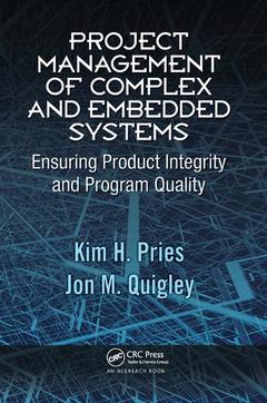 Couverture de l’ouvrage Project Management of Complex and Embedded Systems
