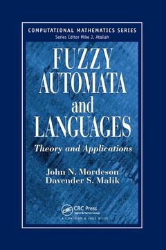 Couverture de l’ouvrage Fuzzy Automata and Languages