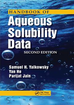 Couverture de l’ouvrage Handbook of Aqueous Solubility Data