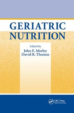 Couverture de l’ouvrage Geriatric Nutrition