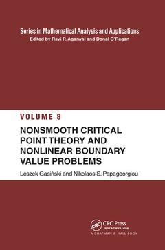 Couverture de l’ouvrage Nonsmooth Critical Point Theory and Nonlinear Boundary Value Problems