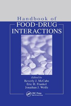 Couverture de l’ouvrage Handbook of Food-Drug Interactions