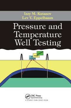 Couverture de l’ouvrage Pressure and Temperature Well Testing