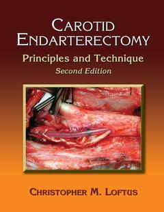 Couverture de l’ouvrage Carotid endarterectomy : Principles & techniques,