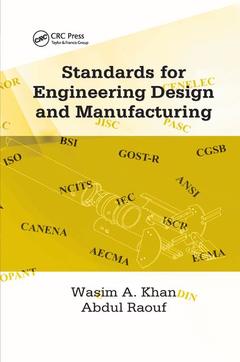 Couverture de l’ouvrage Standards for Engineering Design and Manufacturing