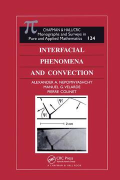 Couverture de l’ouvrage Interfacial Phenomena and Convection