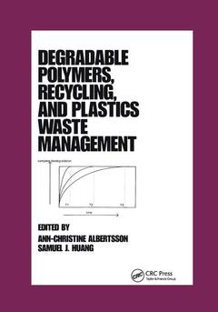 Couverture de l’ouvrage Degradable Polymers, Recycling, and Plastics Waste Management