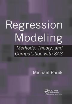 Couverture de l’ouvrage Regression Modeling