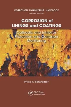Couverture de l’ouvrage Corrosion of Linings & Coatings