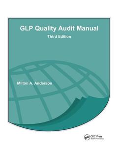 Couverture de l’ouvrage GLP Quality Audit Manual
