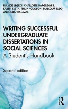 Cover of the book Writing Successful Undergraduate Dissertations in Social Sciences