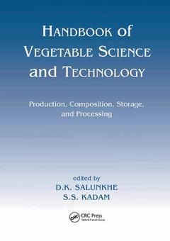Couverture de l’ouvrage Handbook of Vegetable Science and Technology