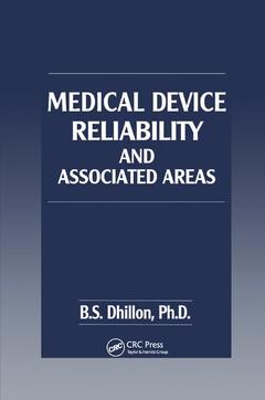 Couverture de l’ouvrage Medical Device Reliability and Associated Areas