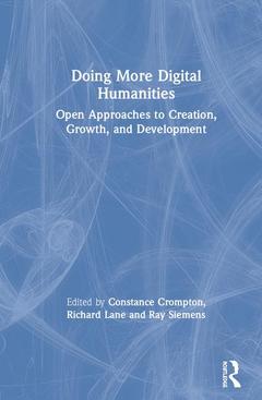Couverture de l’ouvrage Doing More Digital Humanities