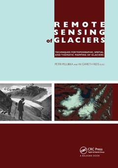 Couverture de l’ouvrage Remote Sensing of Glaciers