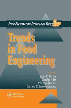 Couverture de l’ouvrage Trends in Food Engineering