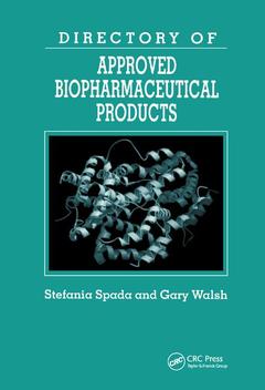 Couverture de l’ouvrage Directory of Approved Biopharmaceutical Products