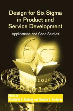 Couverture de l’ouvrage Design for Six Sigma in Product and Service Development