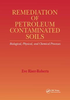 Couverture de l’ouvrage Remediation of Petroleum Contaminated Soils