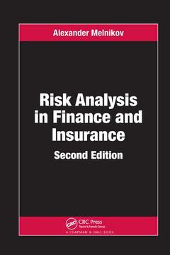 Couverture de l’ouvrage Risk Analysis in Finance and Insurance