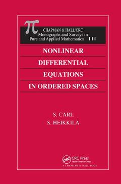 Cover of the book Nonlinear Differential Equations in Ordered Spaces