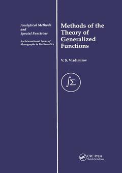 Couverture de l’ouvrage Methods of the Theory of Generalized Functions
