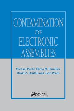 Couverture de l’ouvrage Contamination of Electronic Assemblies