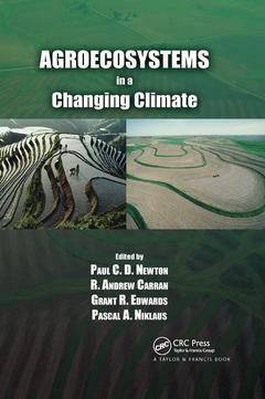 Couverture de l’ouvrage Agroecosystems in a Changing Climate