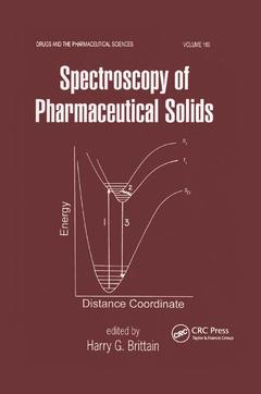 Couverture de l’ouvrage Spectroscopy of Pharmaceutical Solids