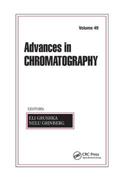 Couverture de l’ouvrage Advances in Chromatography, Volume 49