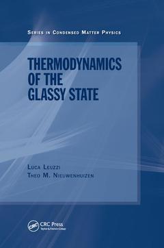 Couverture de l’ouvrage Thermodynamics of the Glassy State