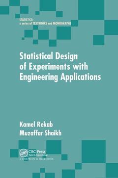 Couverture de l’ouvrage Statistical Design of Experiments with Engineering Applications