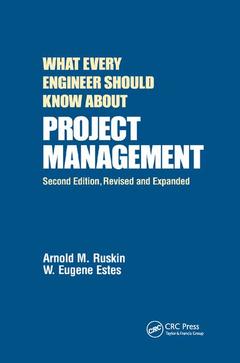 Couverture de l’ouvrage What Every Engineer Should Know About Project Management
