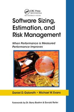 Cover of the book Software Sizing, Estimation, and Risk Management