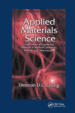 Couverture de l’ouvrage Applied Materials Science