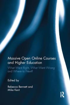 Couverture de l’ouvrage Massive Open Online Courses and Higher Education