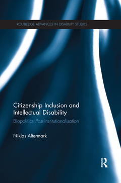 Couverture de l’ouvrage Citizenship Inclusion and Intellectual Disability