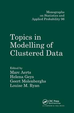 Cover of the book Topics in Modelling of Clustered Data