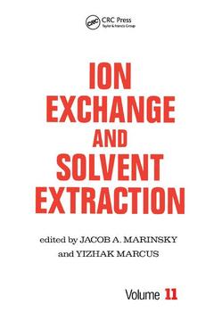 Couverture de l’ouvrage Ion Exchange and Solvent Extraction