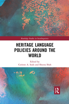 Couverture de l’ouvrage Heritage Language Policies around the World