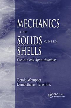 Couverture de l’ouvrage Mechanics of Solids and Shells