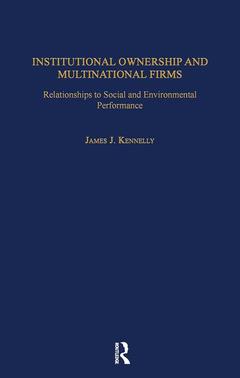 Couverture de l’ouvrage Institutional Ownership and Multinational Firms